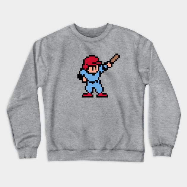 8-Bit Home Run - St. Louis Crewneck Sweatshirt by The Pixel League